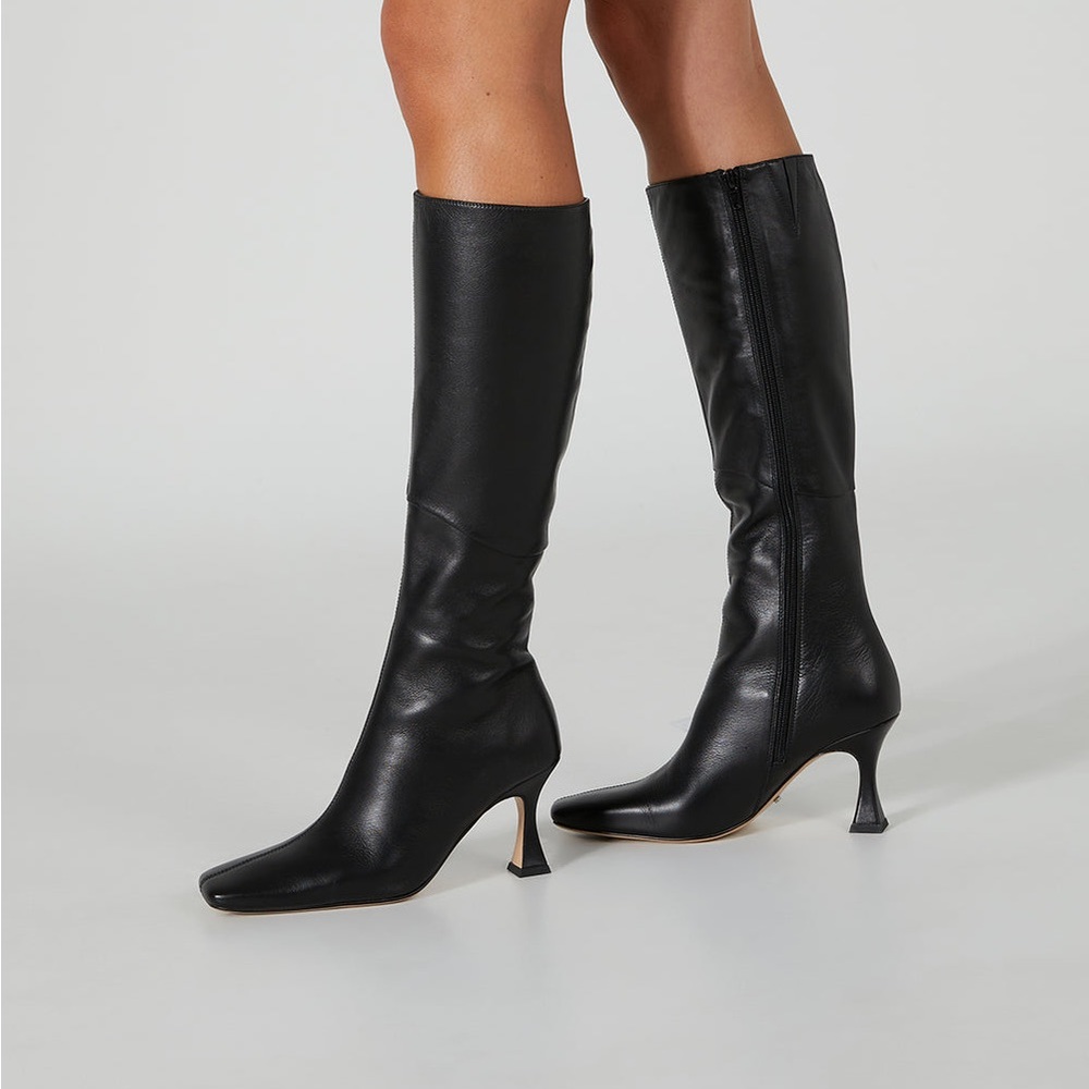 Tony Bianco Fantasy Black Venice Calf Boots